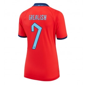 England Jack Grealish #7 Borta Kläder Dam VM 2022 Kortärmad